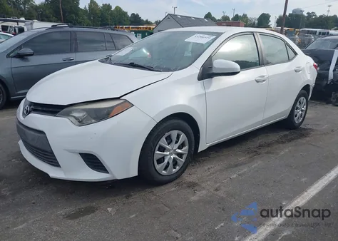 2014 Toyota Corolla L из США, поврежденный, VIN 2T1BURHE5EC062380
